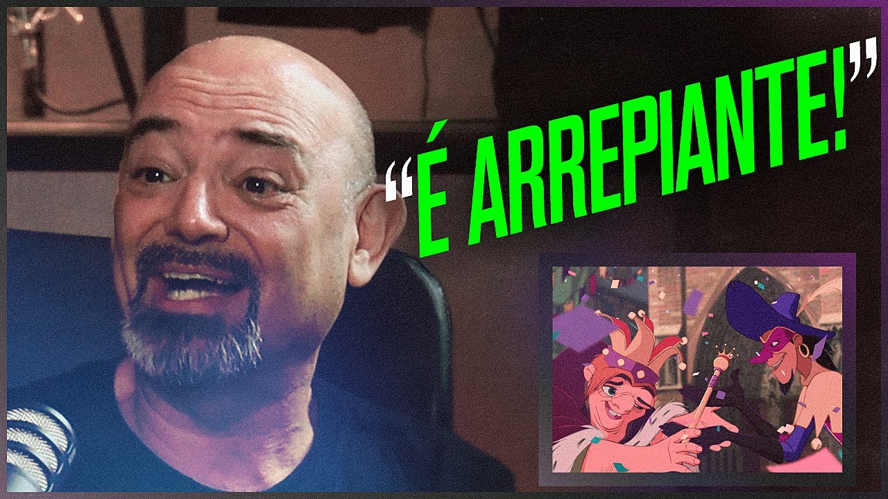 DUBLADOR DO QUASIMODO e DUBLADOR DO CLOPIN cantam juntos uma canção do CORCUNDA DE NOTRE DAME