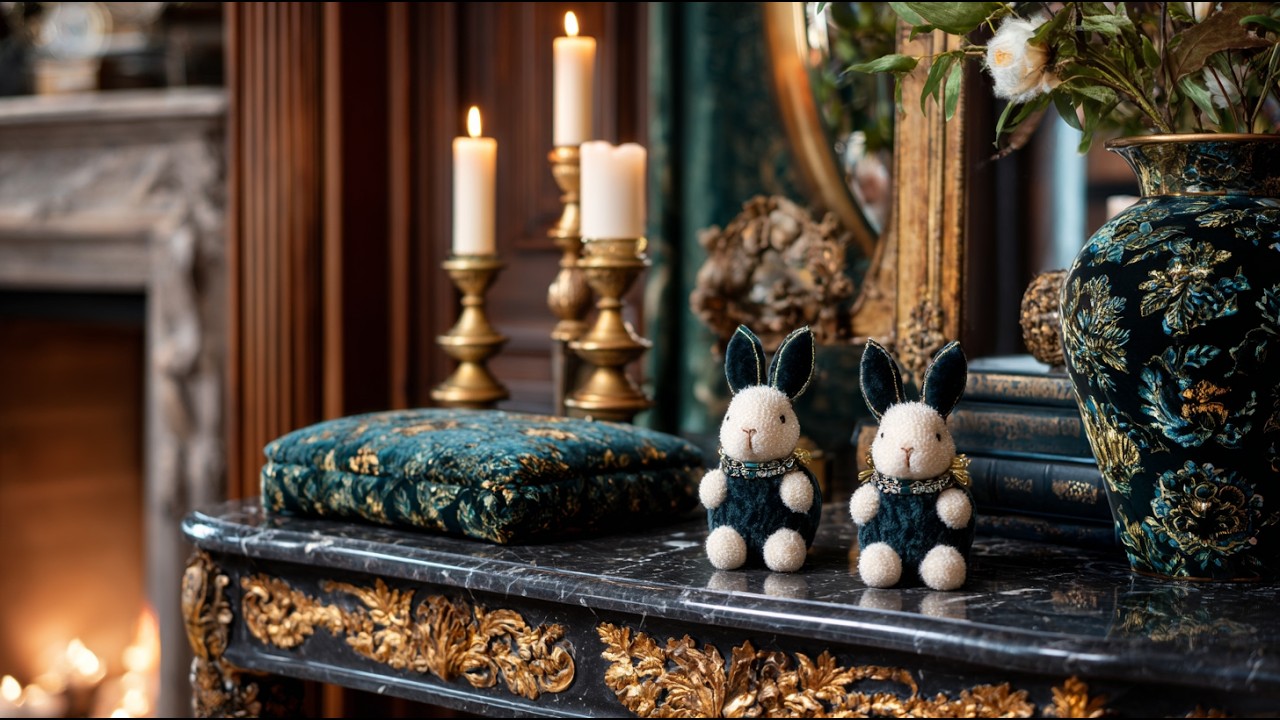 15 идей эклектичного элегантного весеннего пасхального декора для роскошных домов