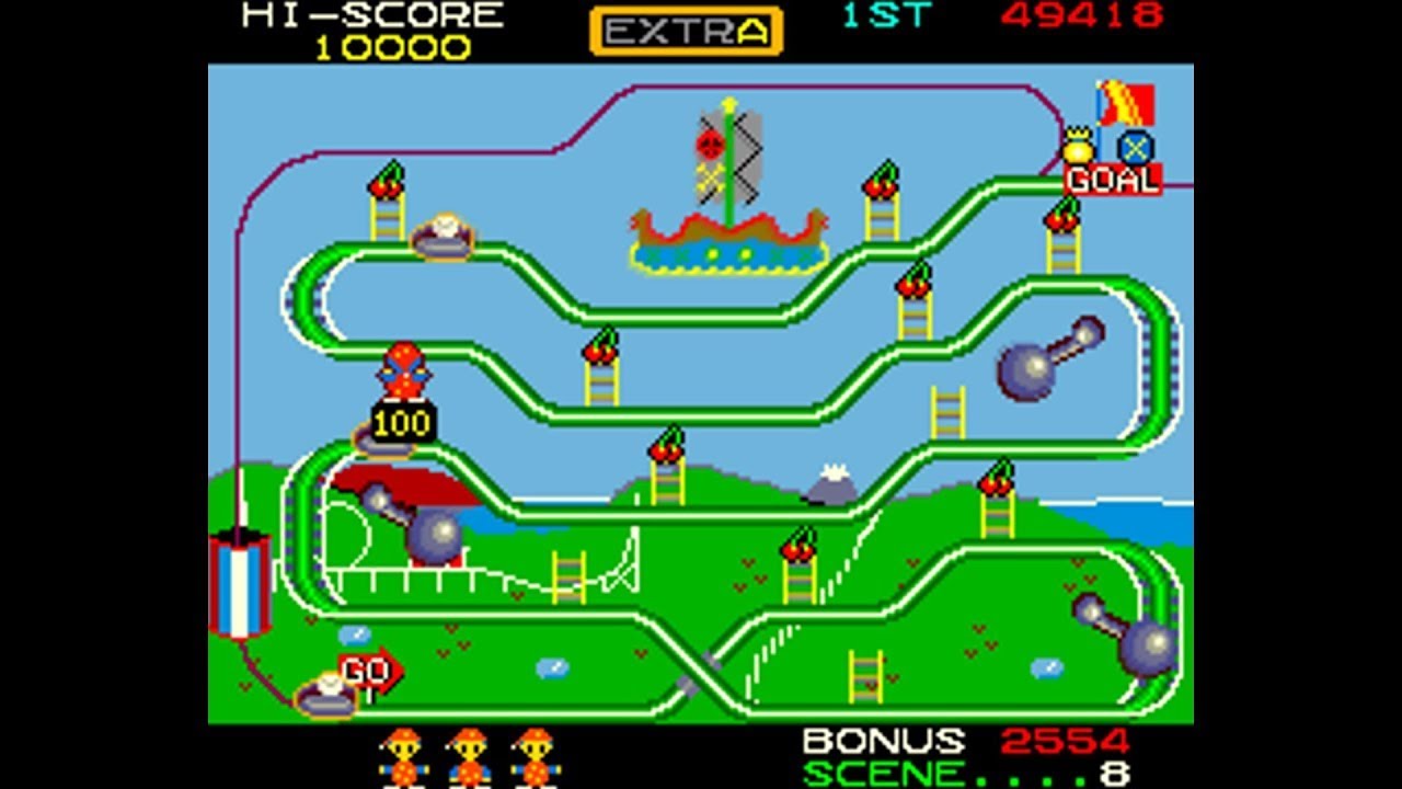 Mr. Do's Wild Ride [Arcade Longplay] (1984) Universal