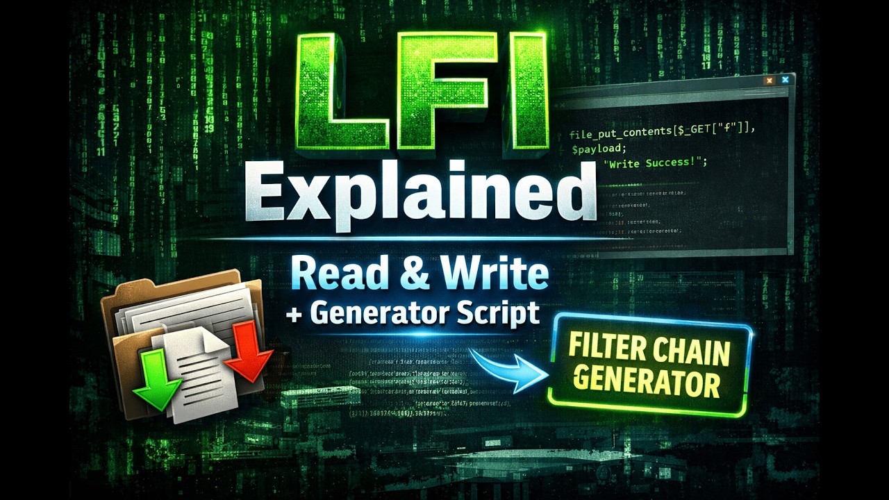 LFI Exploitation Tutorial | Read & Write + Filter Chain Generator Script