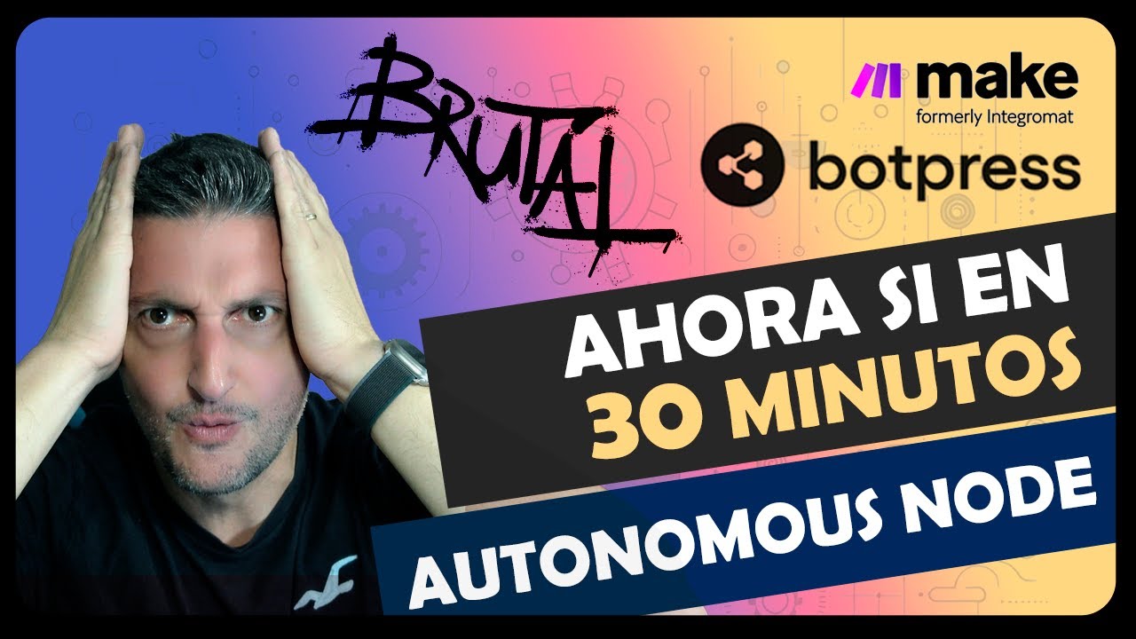 ¡Crea un Chatbot Autónomo conectado a MAKE en 25 Minutos con Botpress! 🚀 Autonomous Node.