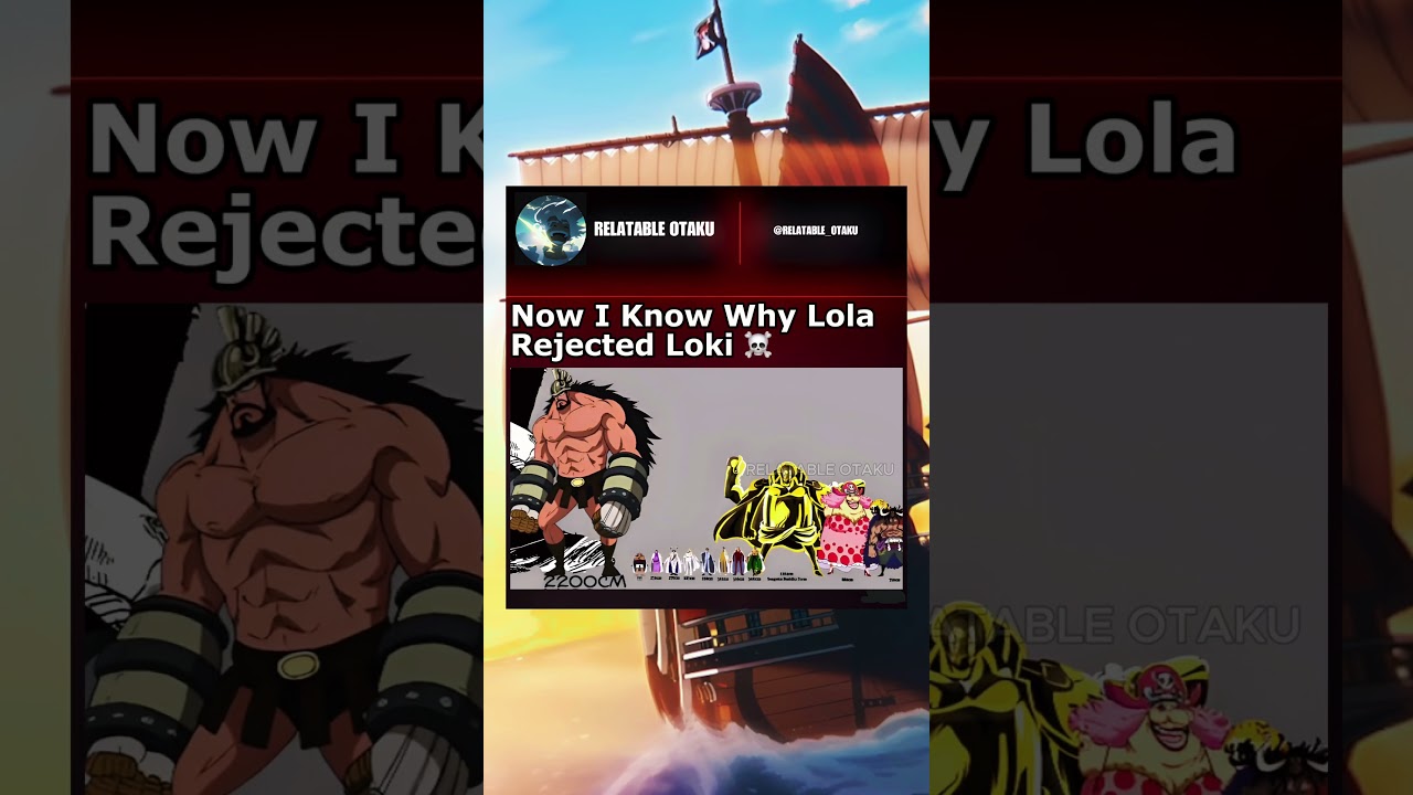 Loki&rsquo;s HEIGHT is INSANE ☠️ | #onepiece #luffy #oda #onepieceedit #shorts