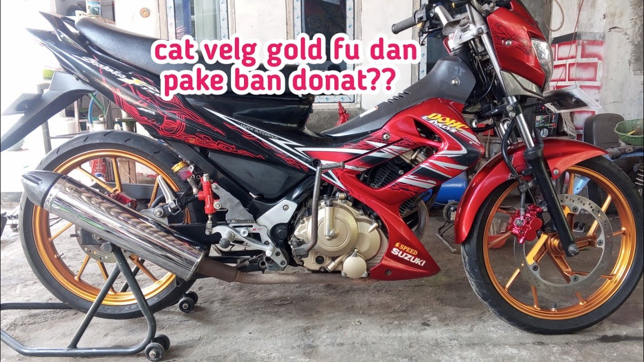 cat velg gold satria fu150