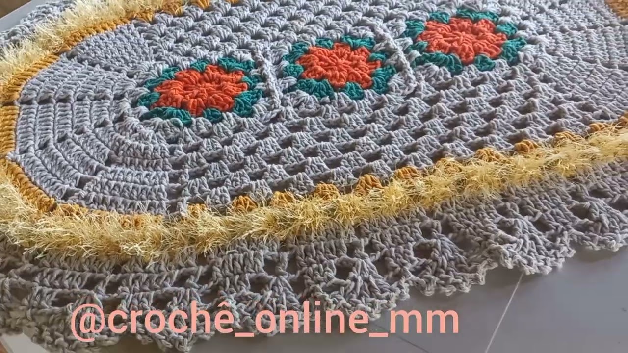 🥰vlog tapetes de croche #trabalharemcasa #choche #inpiration