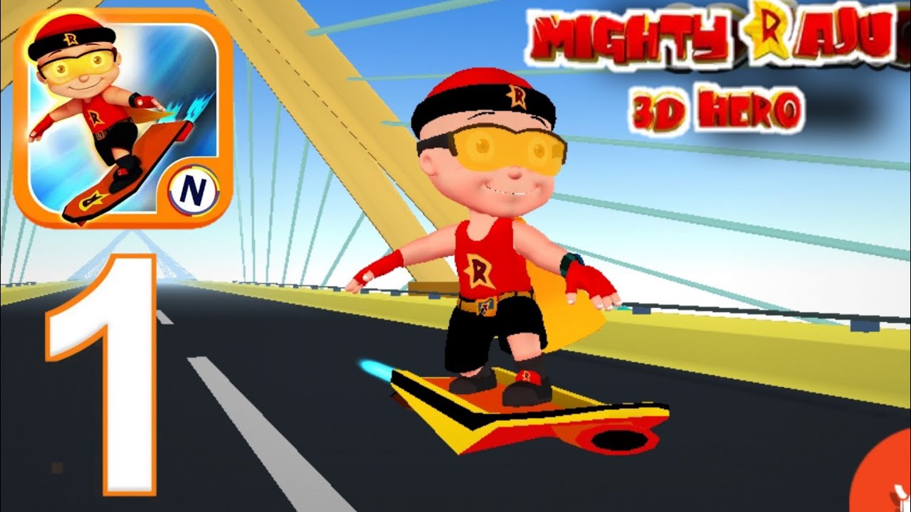 Mighty Raju 3D Hero - Gameplay Walkthrough Part 1 - Tutorial (Android,IOS)