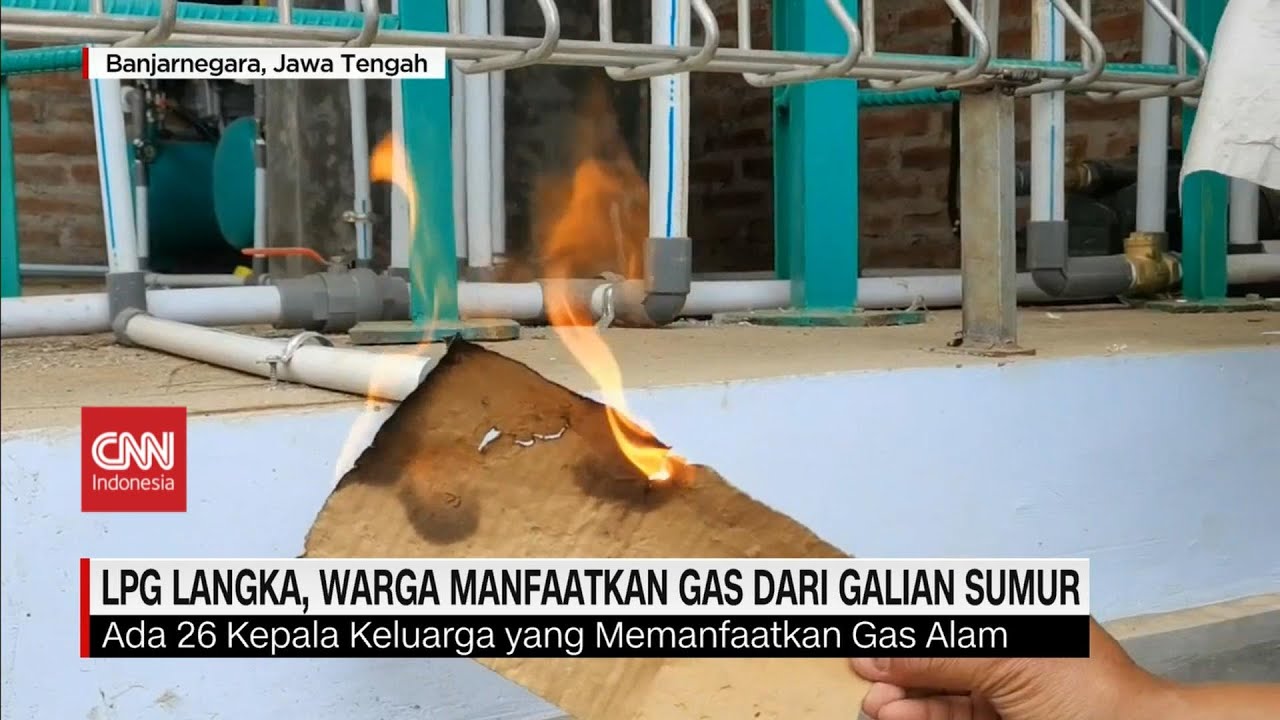 LPG Langka, Warga Manfaatkan Gas dari Galian Sumur
