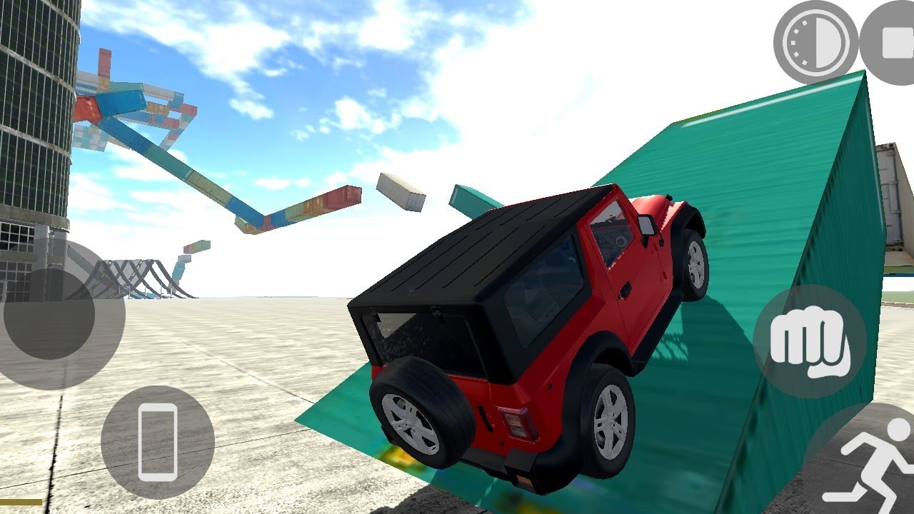 Impossible parkour with Thar in Indian Bikes Driving 3d | Part 1