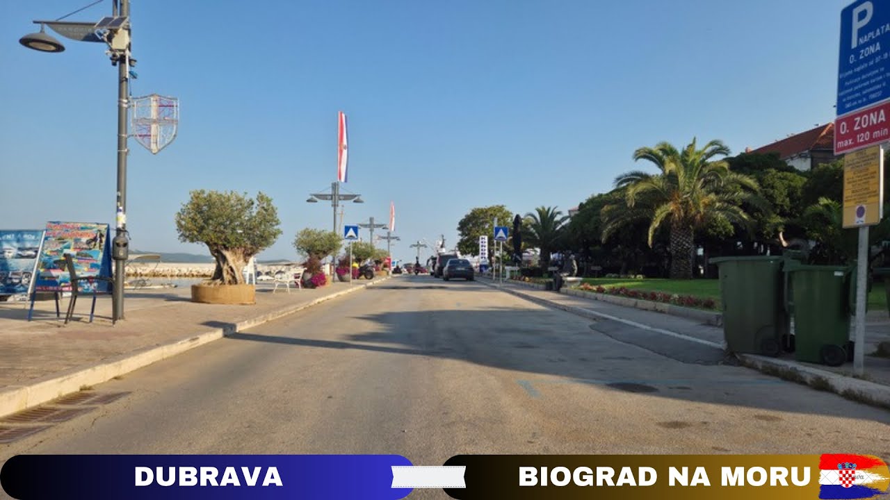 Driving in Croatia #82 - Night to Day Drive from Dubrava (Vrbovec) to Biograd na Moru