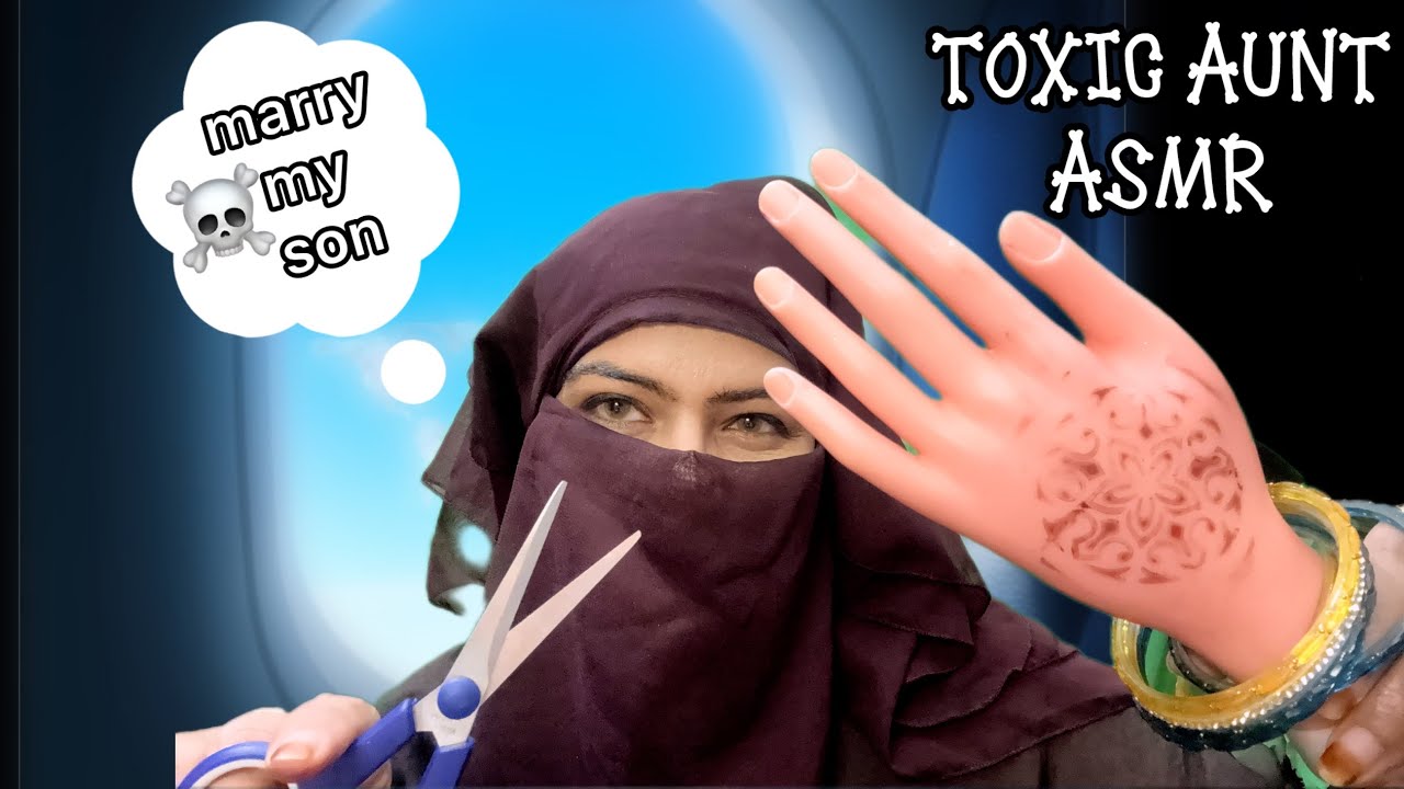 🇮🇳Toxic AUNT doing haircare 💆‍♀️while planning the wedding in her head💍ASMR  pov: you are RUSSiAN