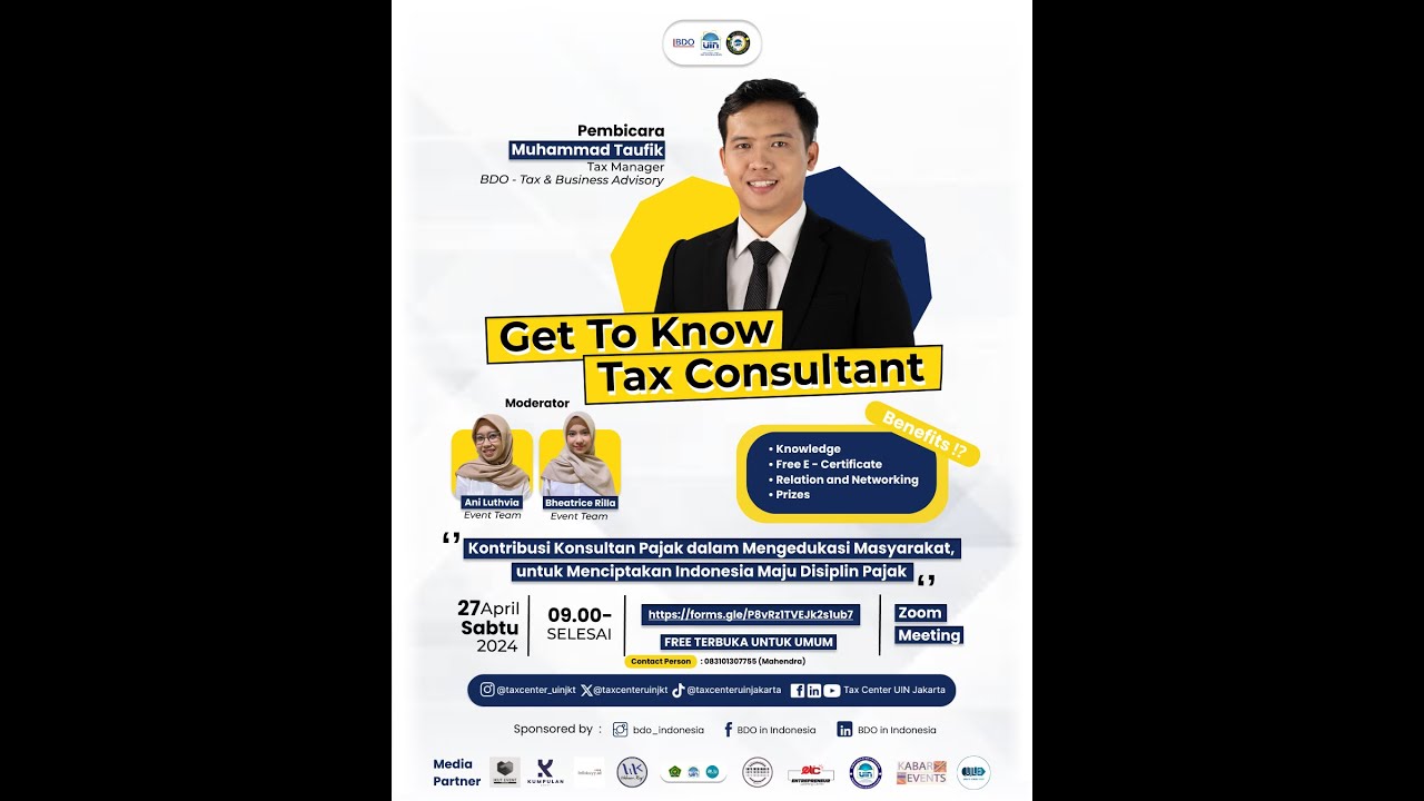Get to Know Tax Consultant - BDO Indonesia