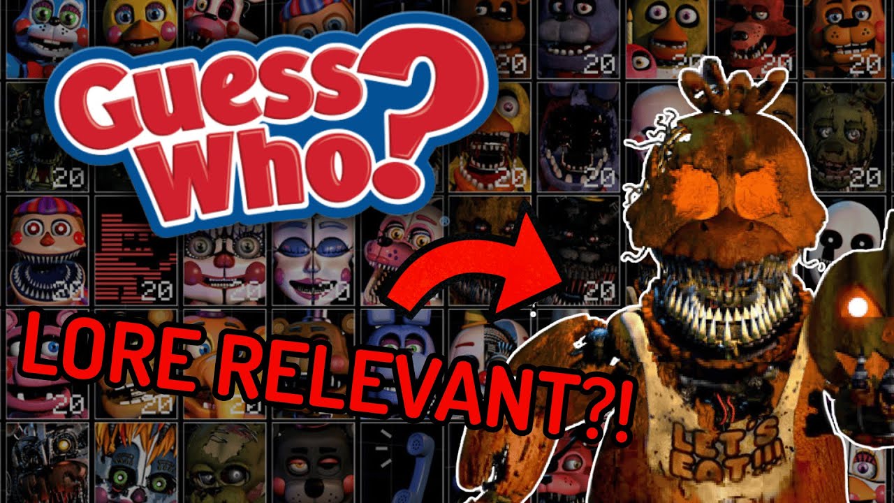 We played FNaF Guess Who...