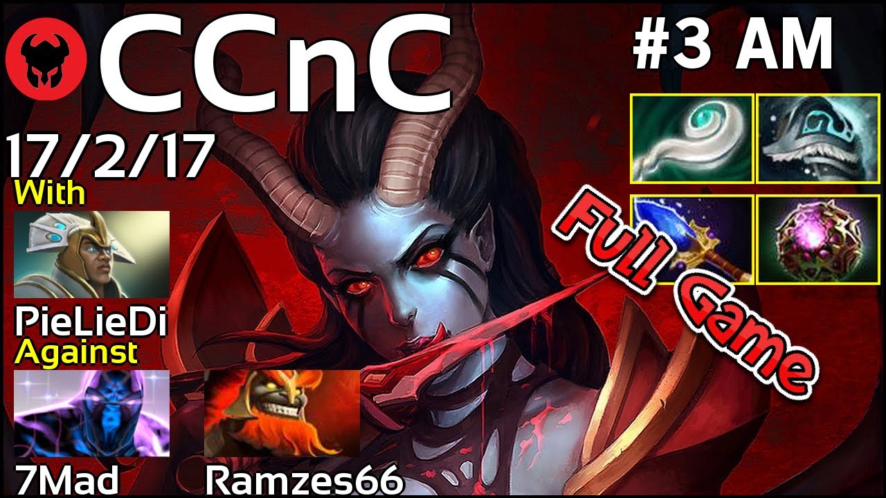 CCnC [Newbee] plays Queen of Pain!!! Dota 2 Full Game 7.22