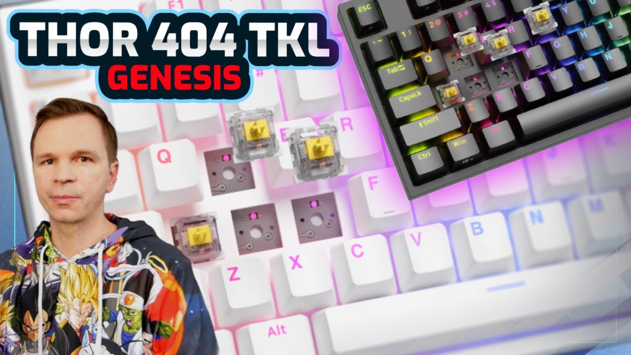 Najlepsza klawiatura mechaniczna od Genesis i jedna z najlepszych w ogóle? 🔥 Genesis Thor 404 TKL 🔥