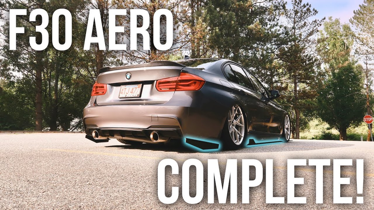 HOMEMADE BMW F30 REAR BUMPER EXTENSIONS!