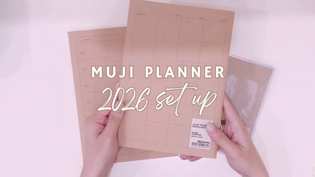 📖 2026 MUJI PLANNER set up | Lên kế hoạch với sổ tay Muji Planner