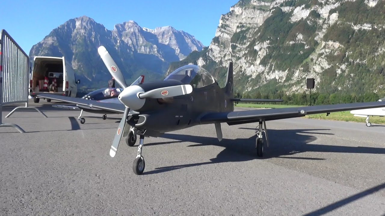 Turbine Propeller RC Tucano EMB 314 Scale Model Airplane
