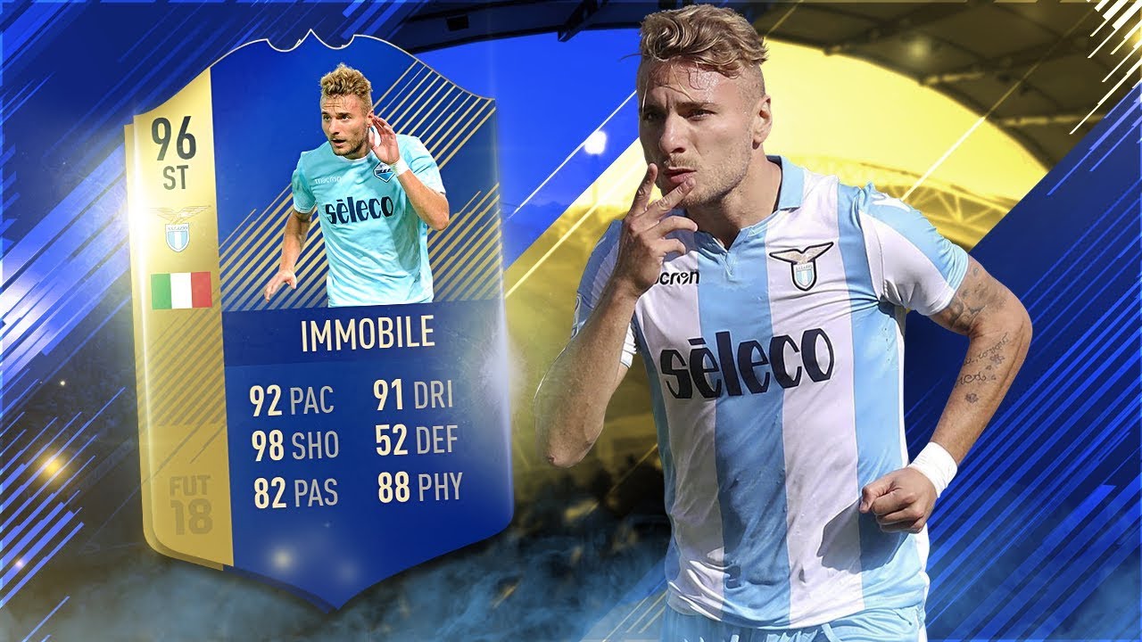 FIFA 18 TOTS Immobile Review - FIFA 18 96 TOTS Ciro Immobile Player Review