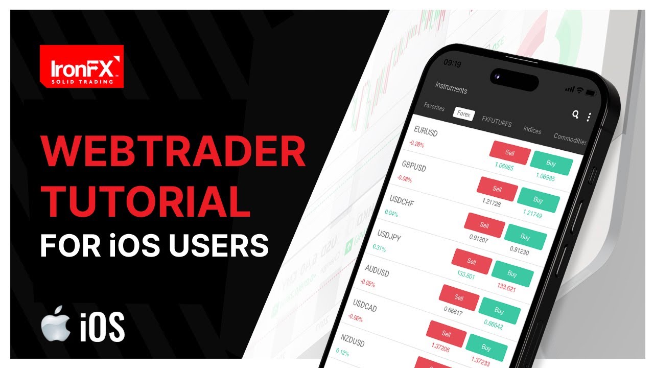 WebTrader tutorial for iOS users