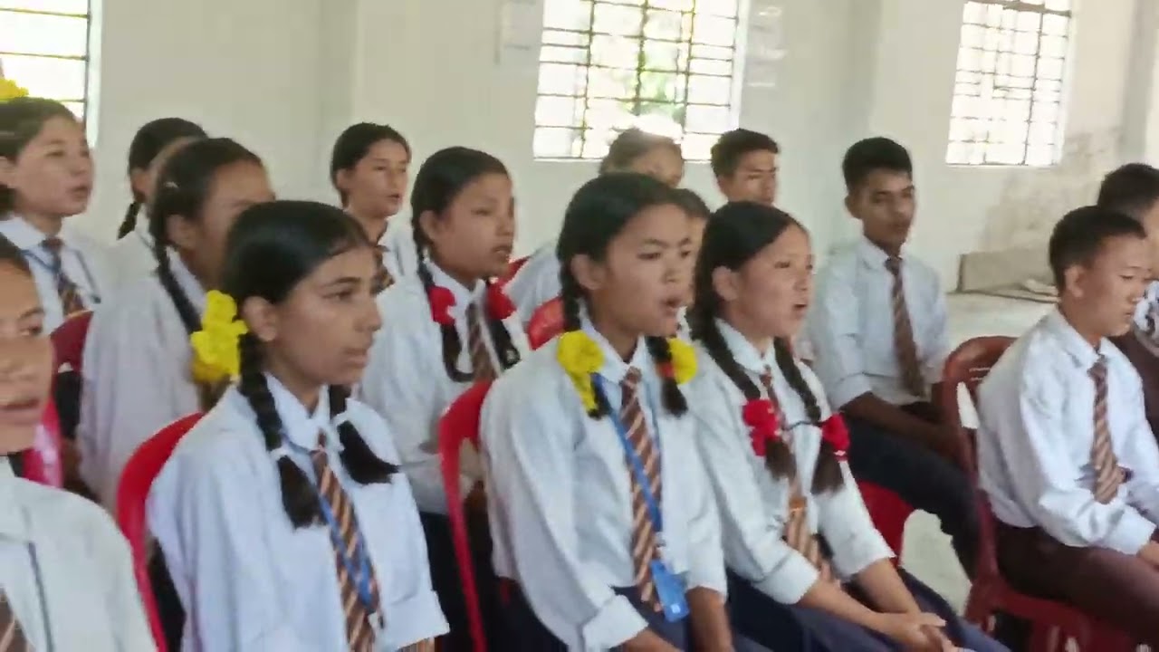 School song #Sittong Tribal M.S.K#lyric&music:Suden Tshering Lepcha(Sir)🧡💛❤️
