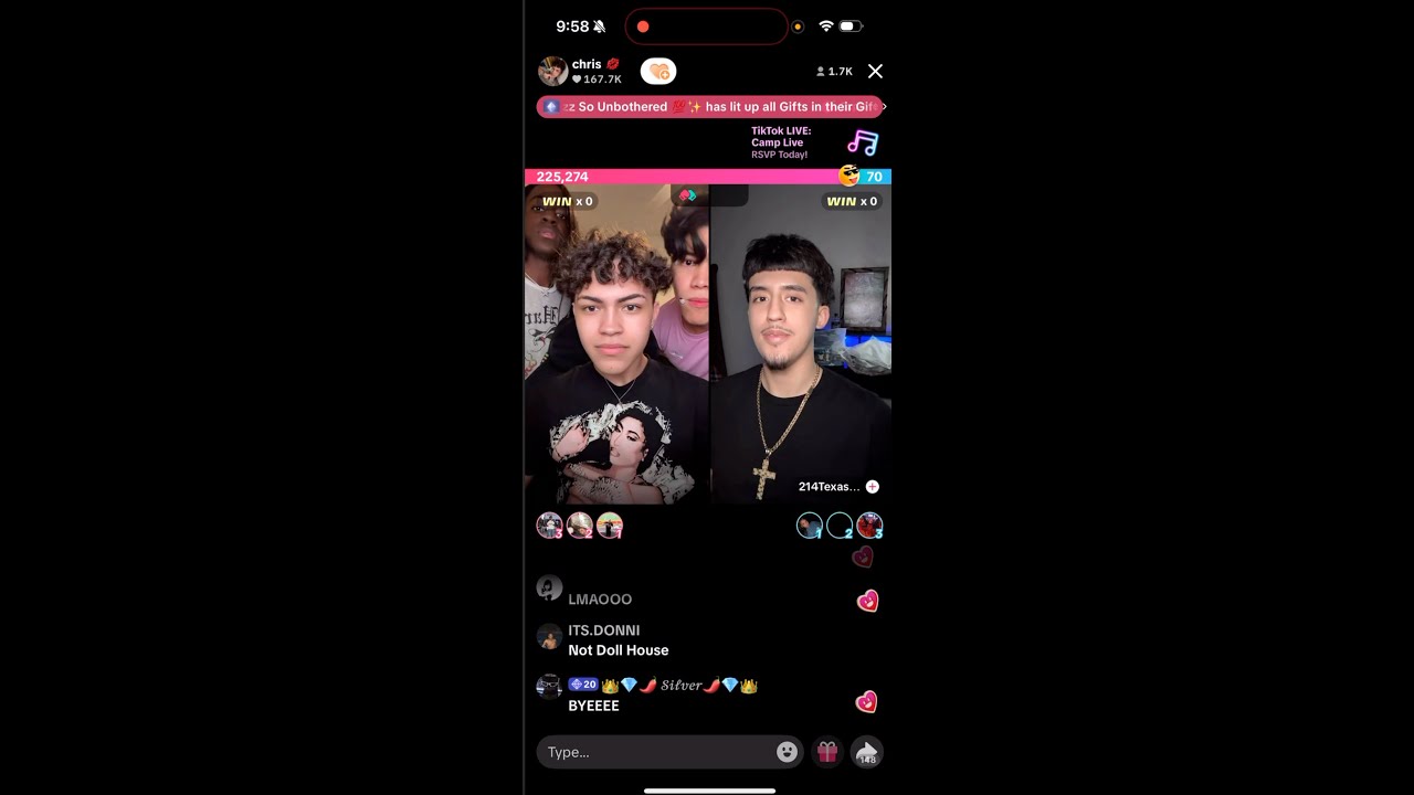 Chris Cotter TikTok Live with Stei, Lourd & others