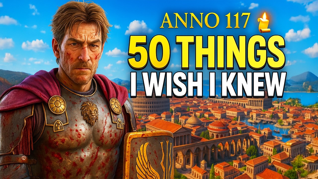 Anno 117: 50 Things I Wish I Knew Before Playing (Pax Romana Beginner Guide)