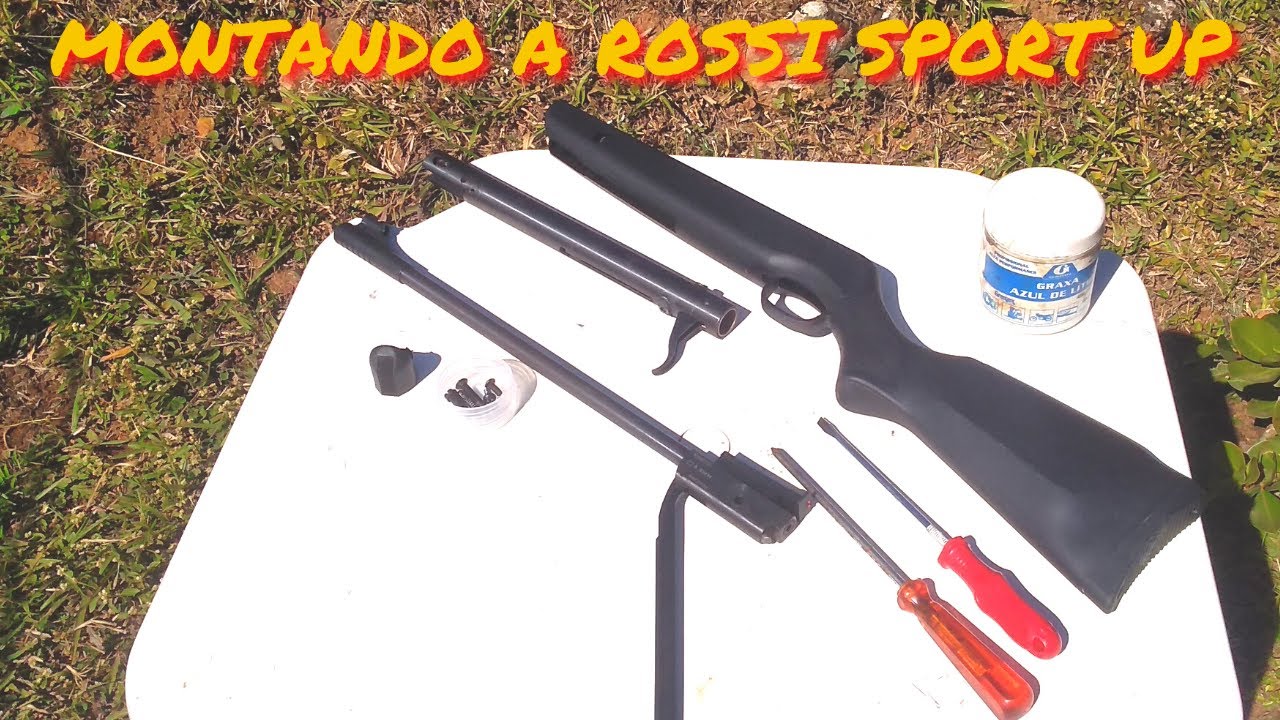 Como montar a carabina ROSSI SPORT - UP , após a troca da mola.