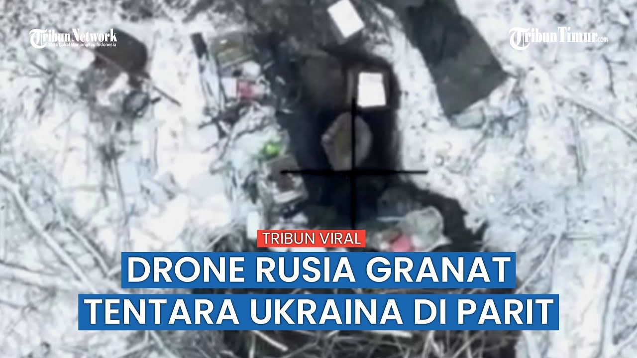 Quadrocopter LPR Lempar Granat ke Parit Pasukan Ukraina