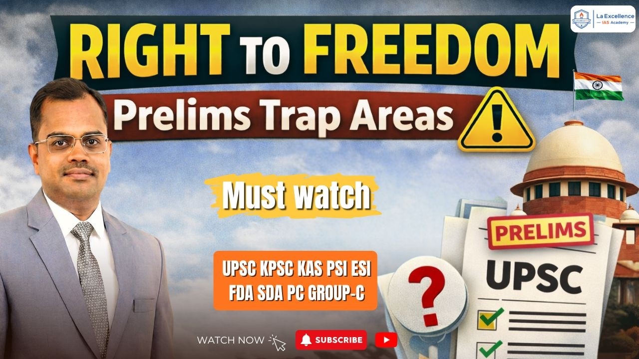 Right to Freedom | Prelims Trap Areas ⚠️ | UPSC Polity #upsccse #upscprelims