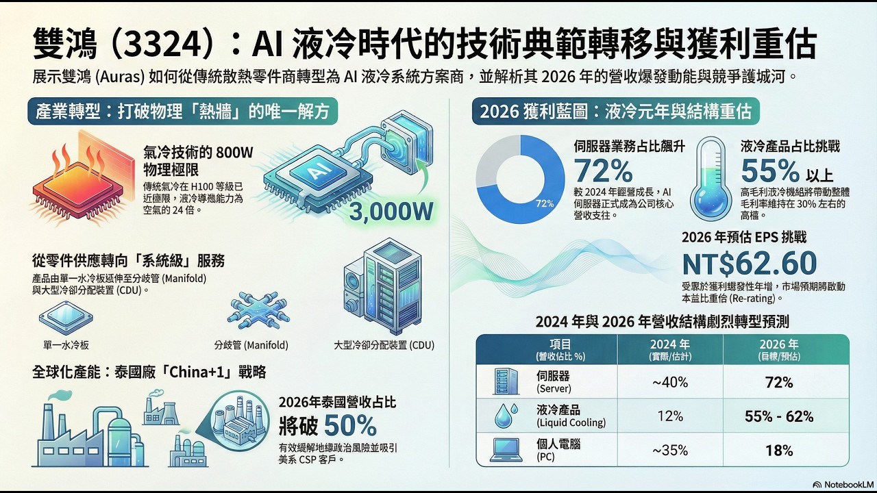 PEG 僅 0.35？雙鴻(3324)營收年增 121%，這是一檔被市場嚴重低估的「年後報恩股」！