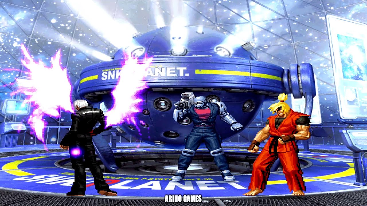 EVIL DRAGON KEN VS K' OROCHI! SUPER INTENSE DUEL! KOF ARINO GAMES!