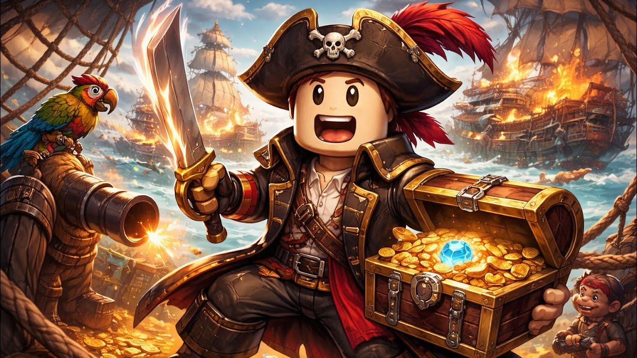 Captain BillyBob fights Blackbeard