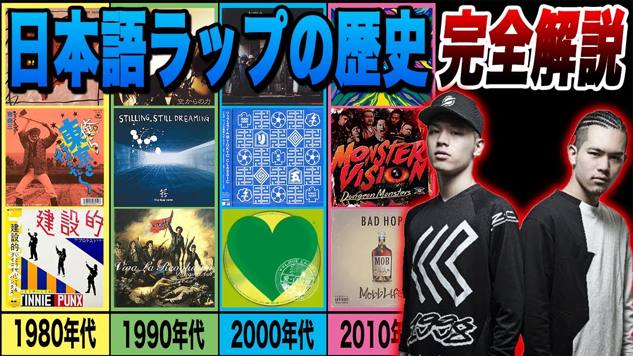 日本語ラップの歴史 完全解説