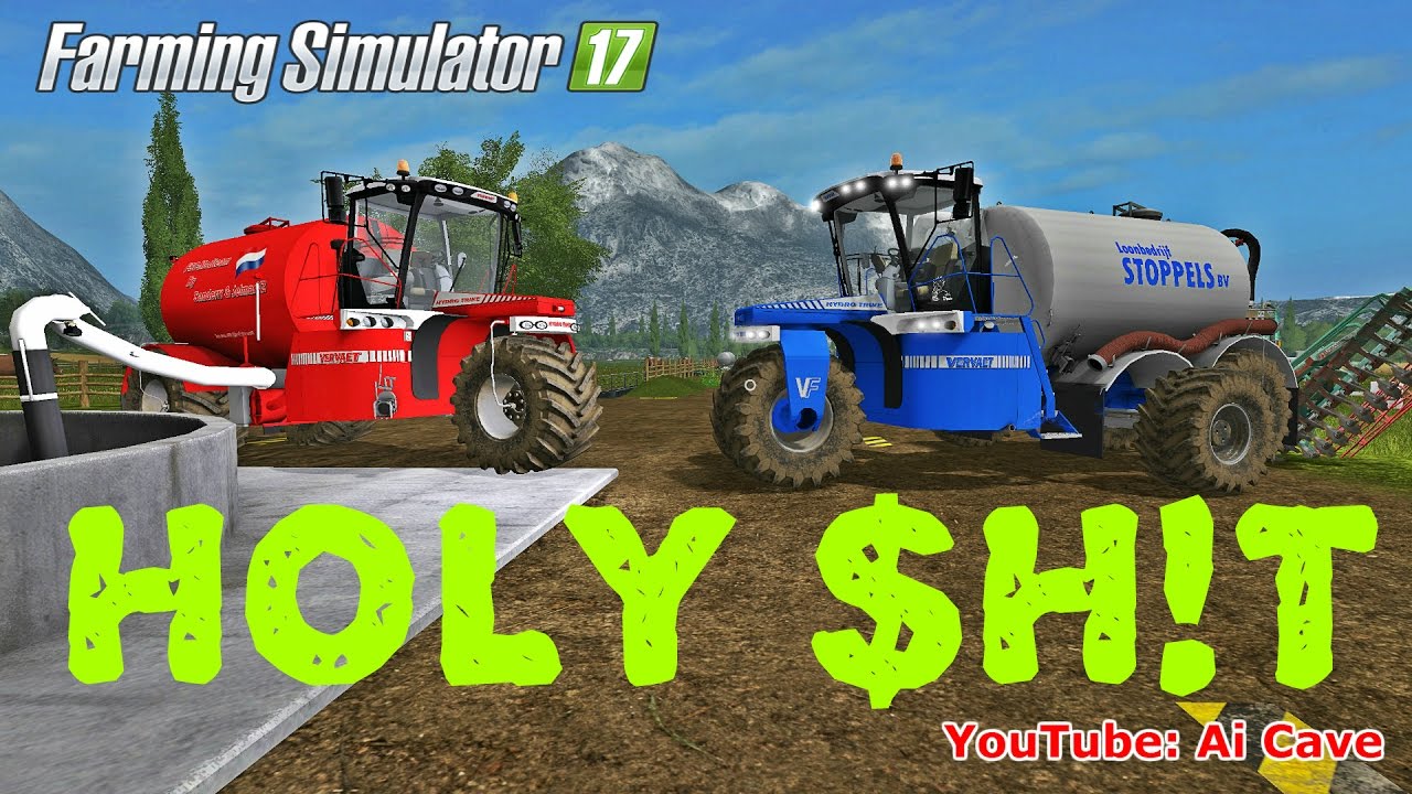 Farming Simulator 2017 Mods: HOLY $H!T Spreader - VERVAET HYDRO TRIKE