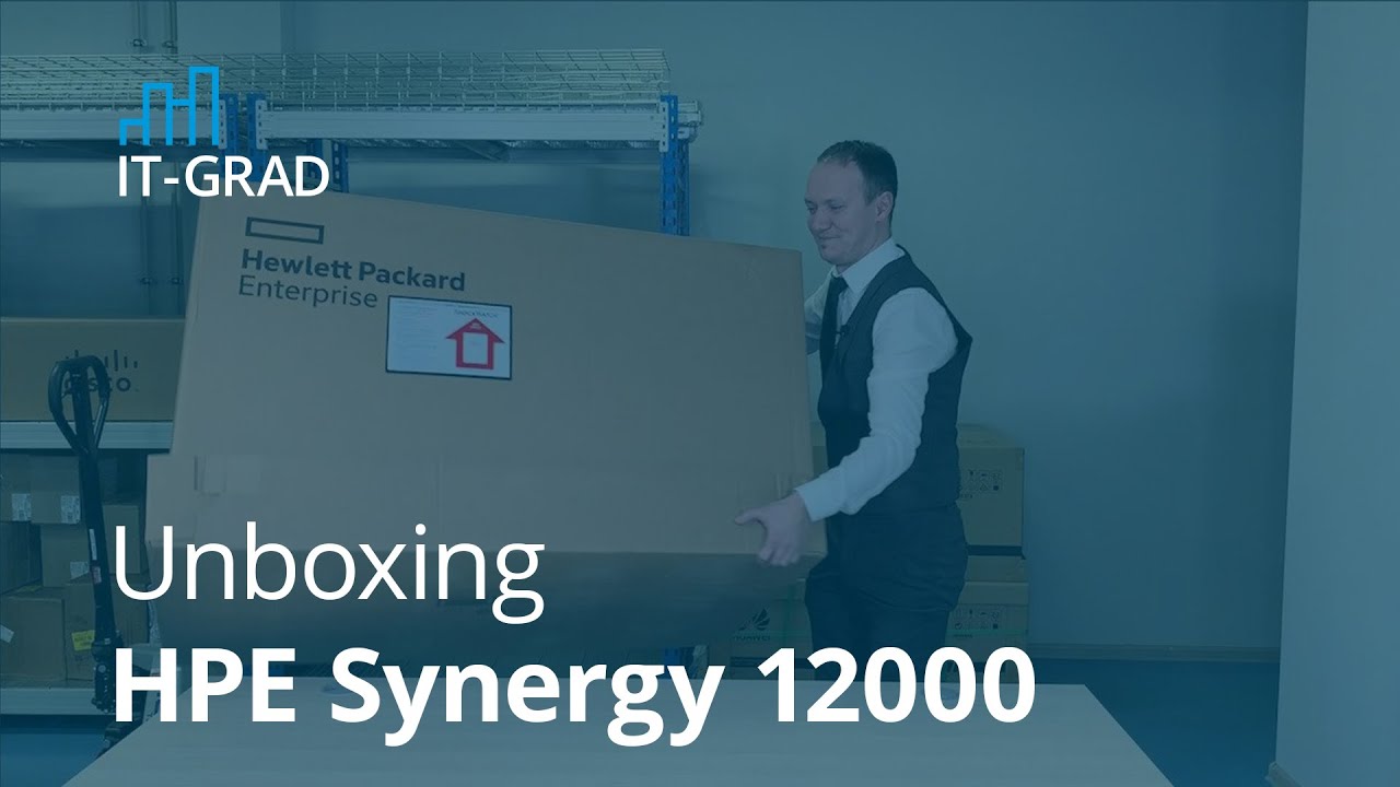 Распаковка HPE Synergy 12000