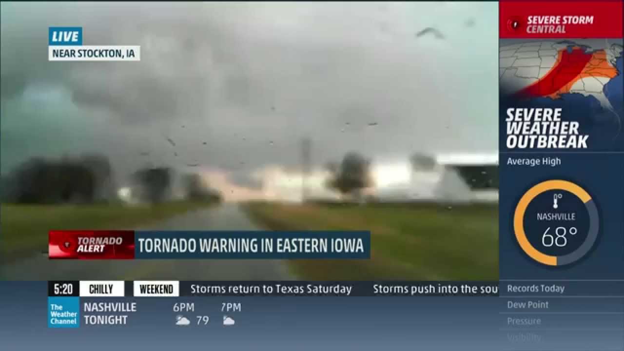 April 9, 2015 Tornado Coverage (Part 1) - The Weather Channel