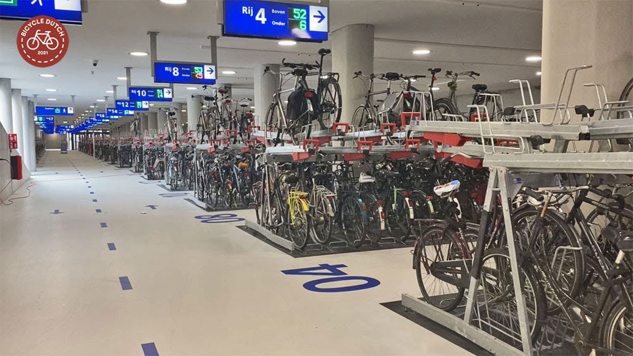 Zwolle opened an underground bike parking