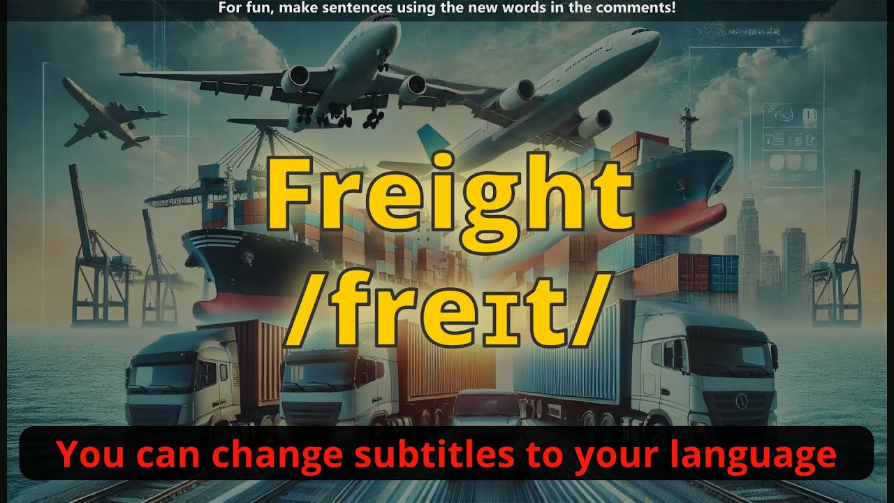 Freight meaning with 5 examples