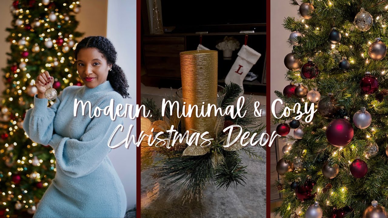 Modern, Minimal & Cozy Christmas Decor | Simple Christmas Decor Ideas