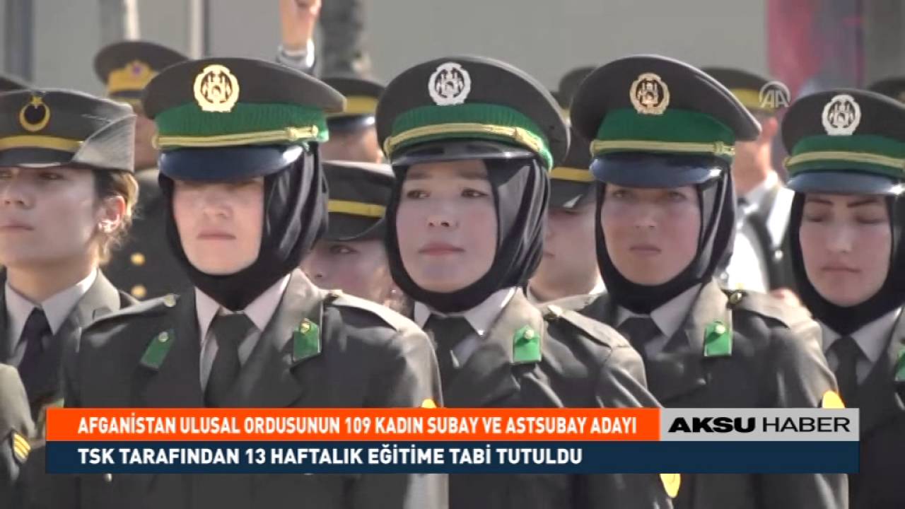 Afganistan Subaylar TSK Tarafından  Eğitime Tabi Tutuldu.