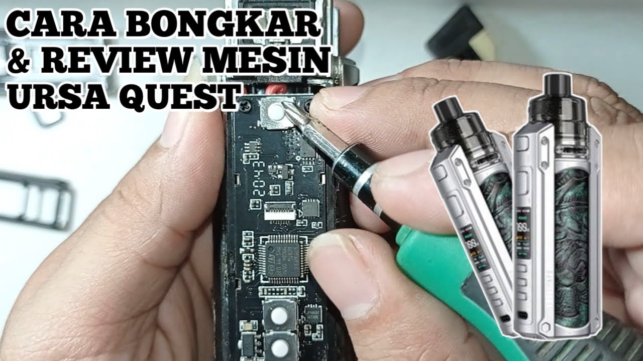 CARA BONGKAR (disassembly) URSA QUEST BY:LOSTVAPE