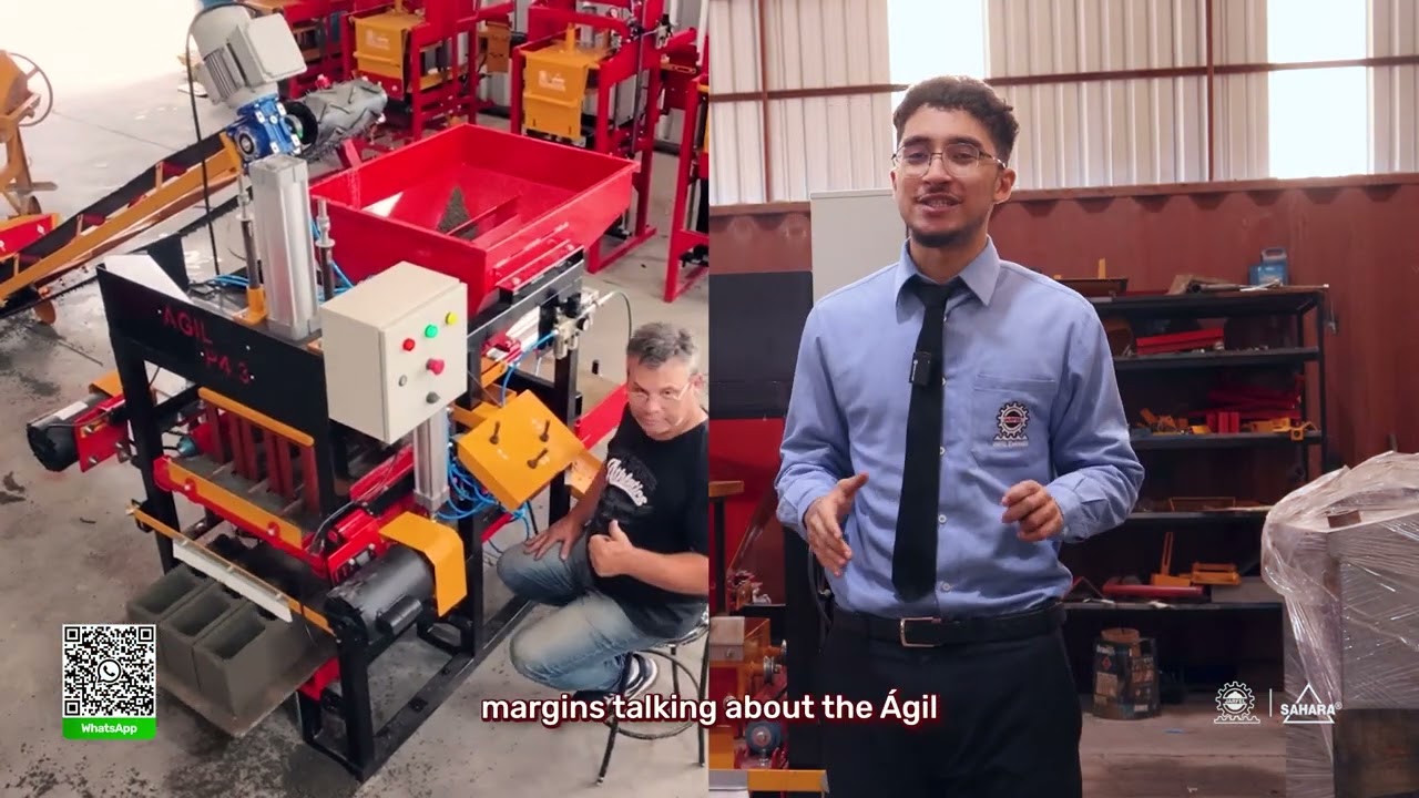 Jarfel // Sahara: International LEADER in BLOCK MAKING MACHINES - TURN CONCRETE BLOCKS into PROFIT