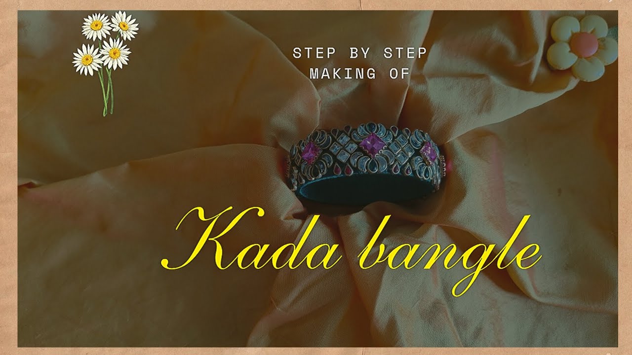 Kada bangle ని చిన్న చిన్న టిప్స్ తో ఈసీ గా ఇలా డిజైన్ చేసుకోండి|| @TwinkleDivi  #kadabangle #bangle