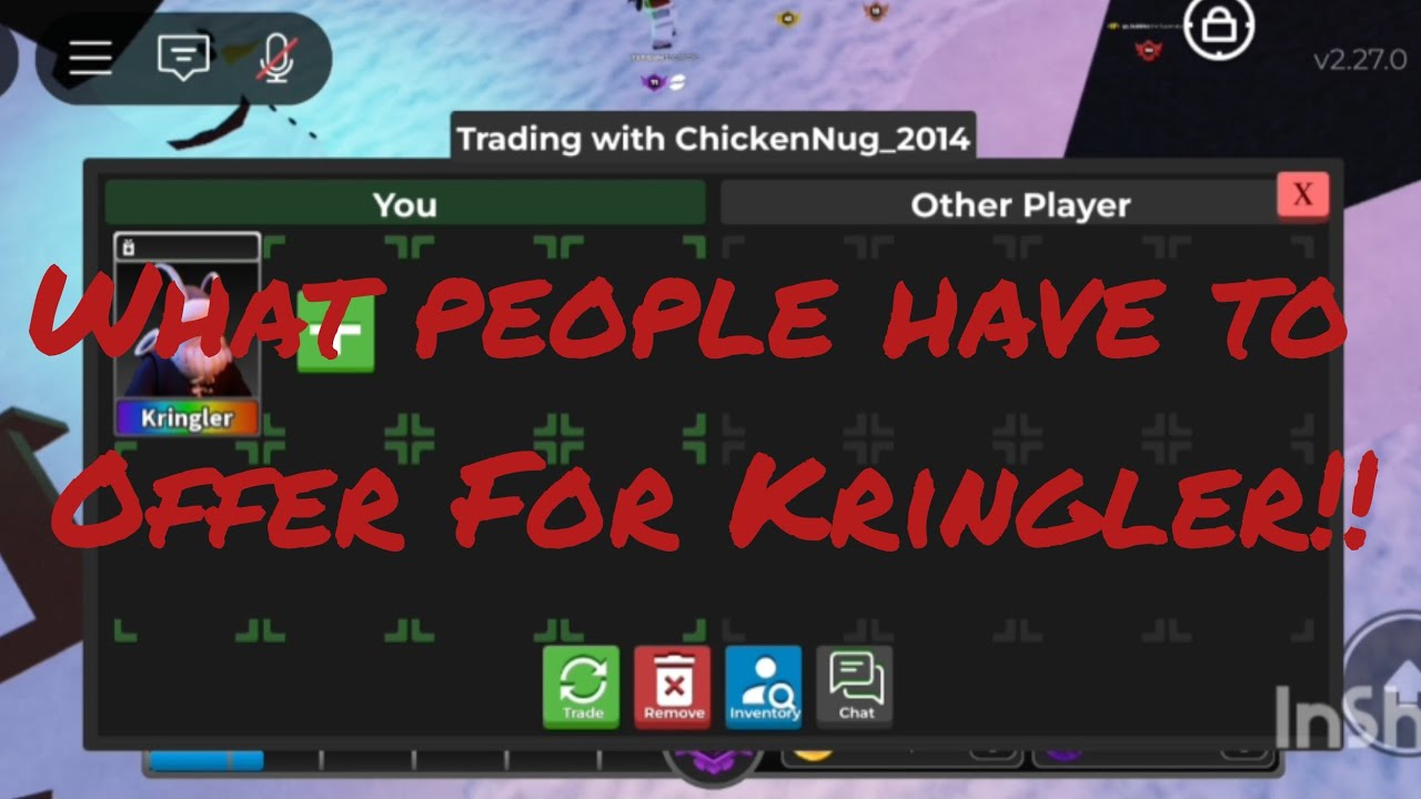 What people have to offer for Kringler killer!! 🎄🎅🌲 | Survive The Killer!! 🔪