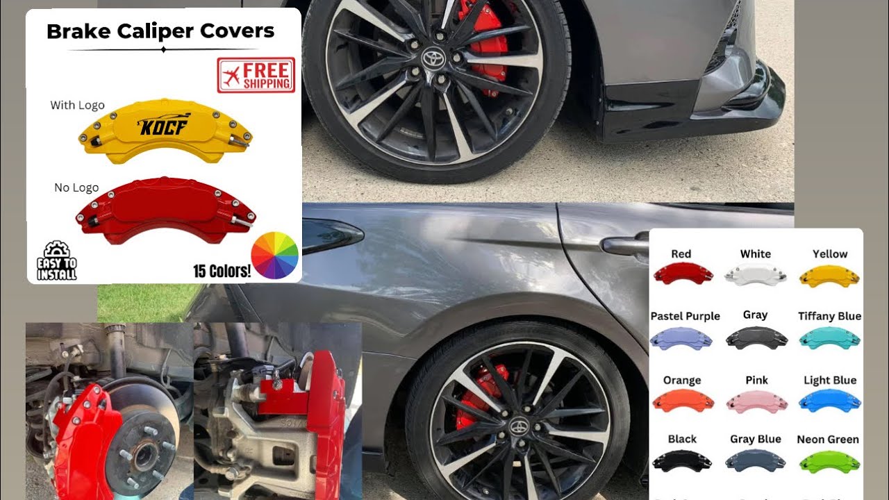 How to Install KOCF Caliper Covers w/Manual Parking Brakes 2018-2024 SE/LE Camrys only)