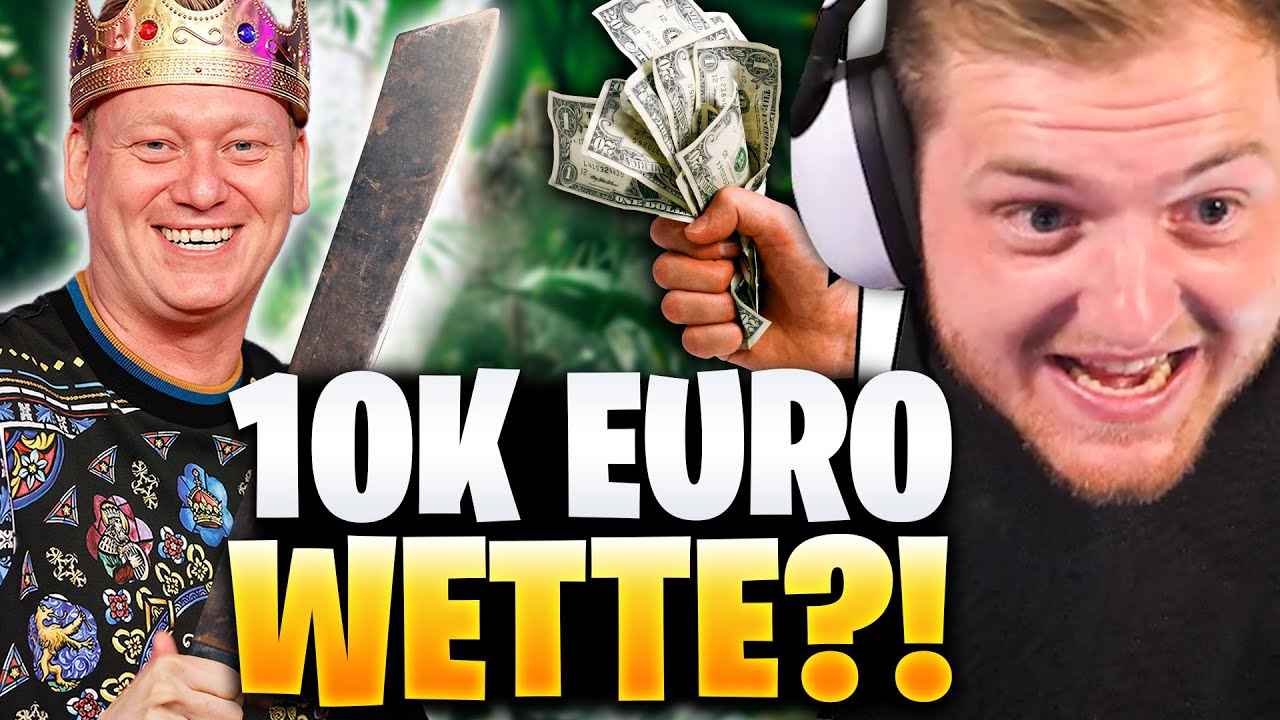 💸😱10.000€ WETTE mit KNOSSI um ein HAAR! - Satter HUGO REAKTION  | Trymacs Stream Highlights