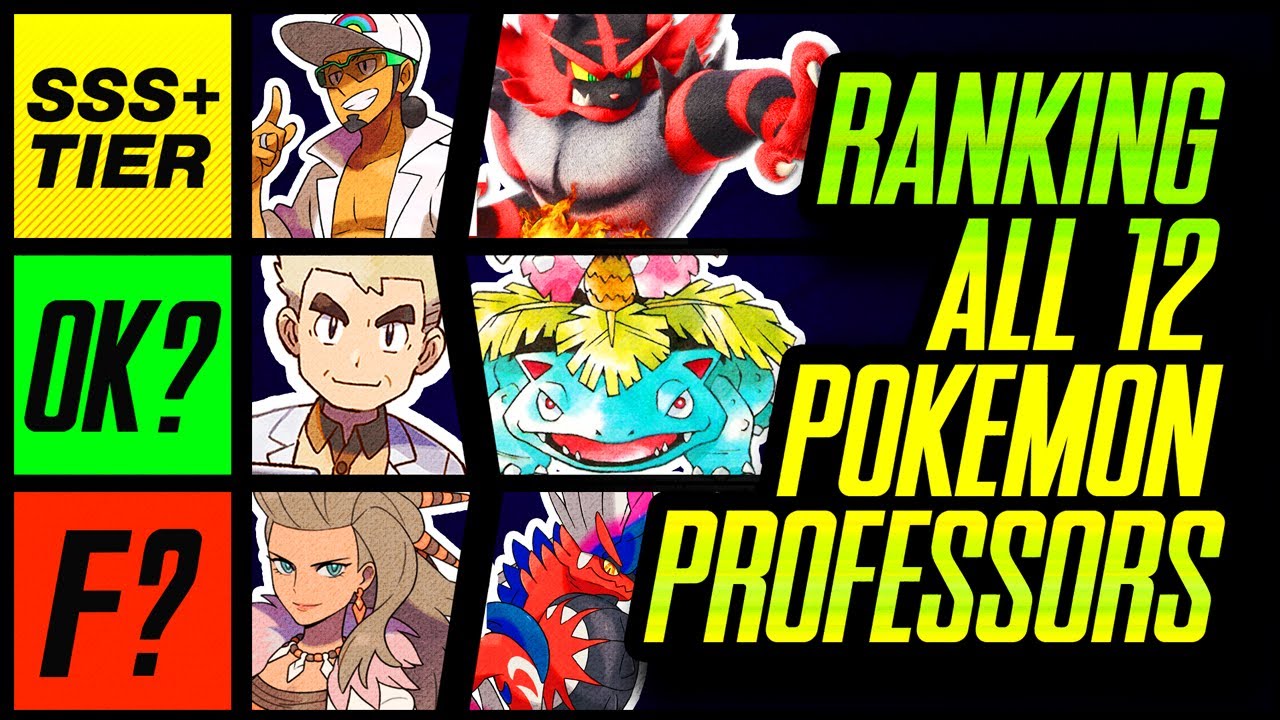 I Ranked ALL 12 Pokemon Professors | Mr1upz