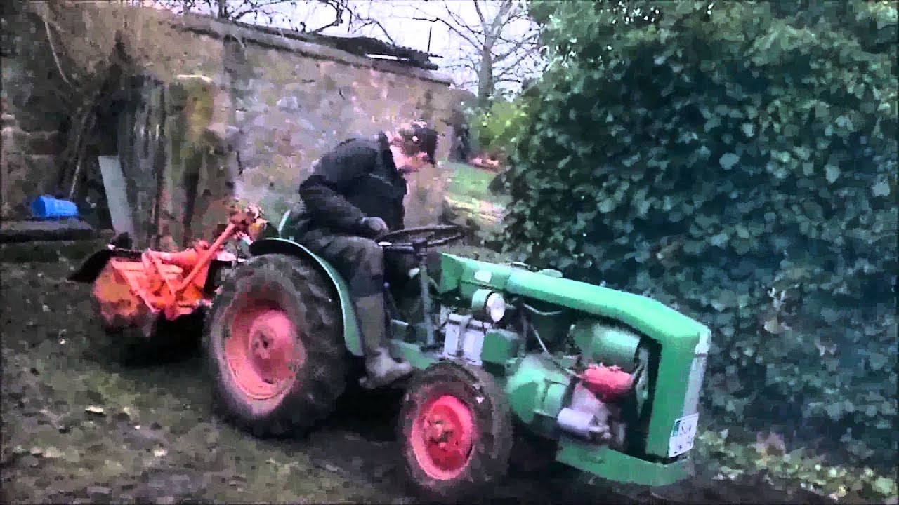 Gartenarbeit mit Agria 4800 (Pflügen, Fräsen, Hecke rausreissen) HD