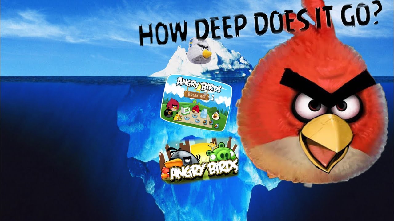 Айсберг из Angry Birds: объяснение