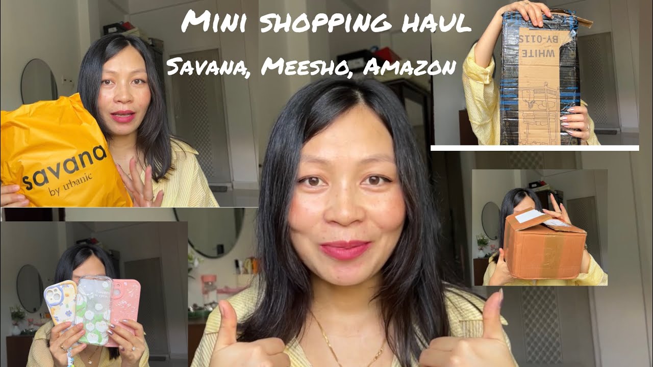 Shopping haul🛍️ Savana, Meesho, Amazon #savanahaul #meeshofinds #amazon