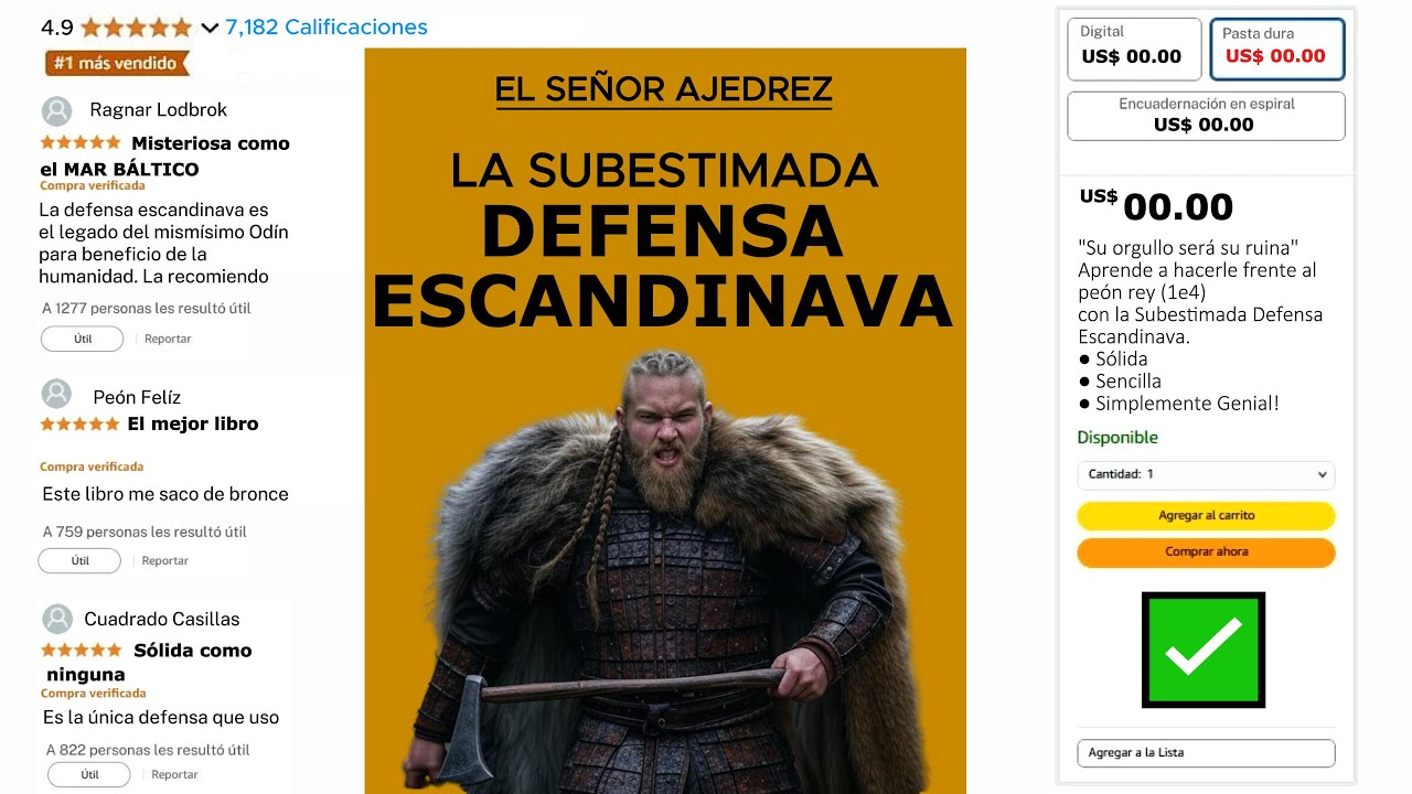6 RAZONES por la cual debes jugar La Defensa Escandinava | AJEDREZ
